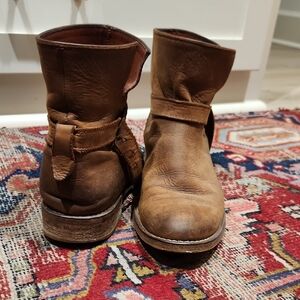 Madewell Brown The BIKER Boots